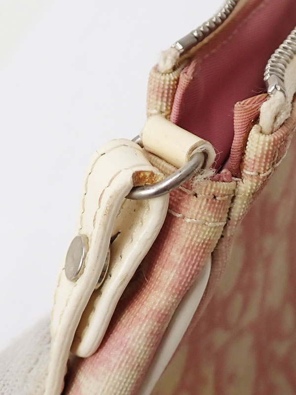 Christian Dior】クリスチャンディオール『トロッター柄 サドルポーチ