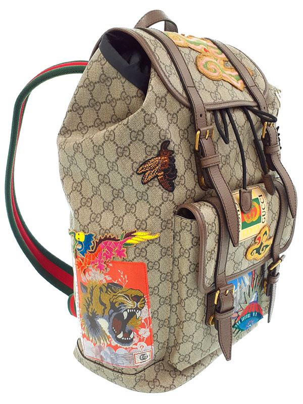 GUCCI】グッチ『グッチ クーリエ ソフト GGスプリーム バックパック