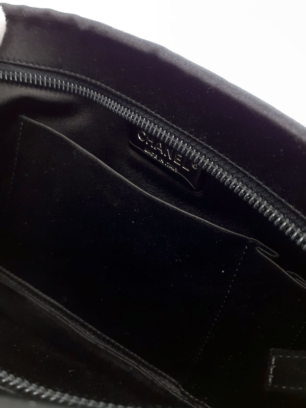 CHANEL】シャネル『カメリア ラインストーン チェーンショルダーバッグ