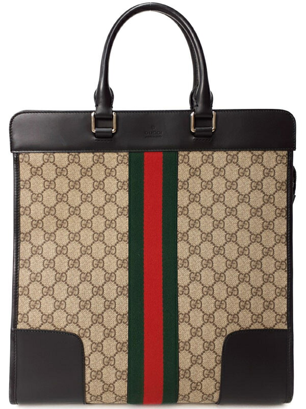 GUCCI】グッチ『GGスプリーム トートバッグ』387508 メンズ 1週間保証