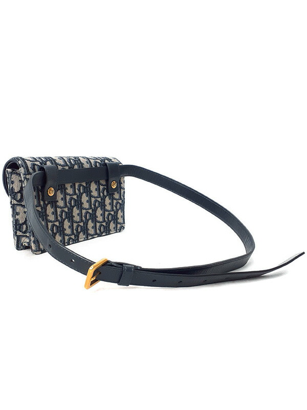 Christian Dior】クリスチャンディオール『トロッター柄 サドル ベルト