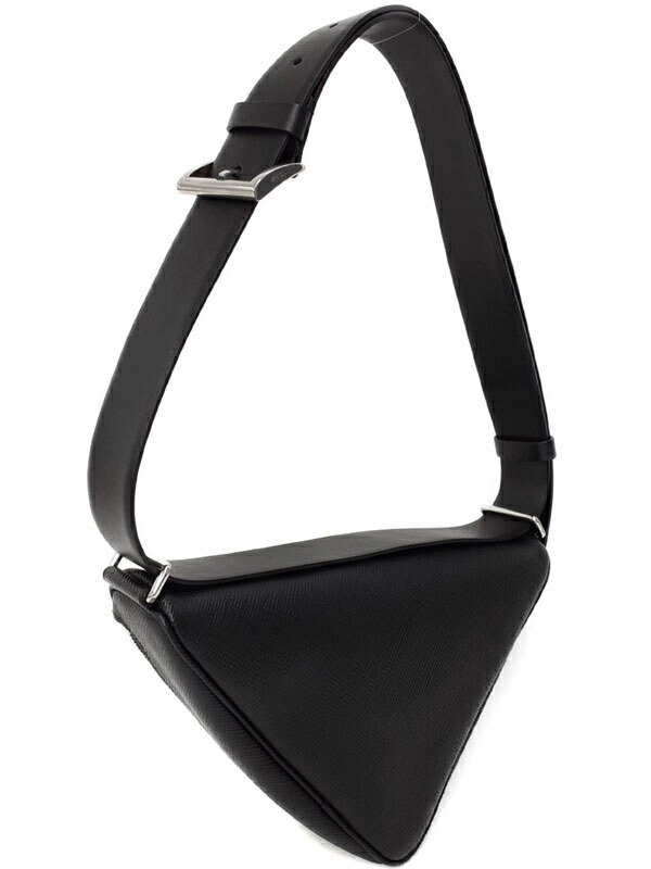 PRADA】プラダ『トライアングル サフィアーノレザー ショルダーバッグ