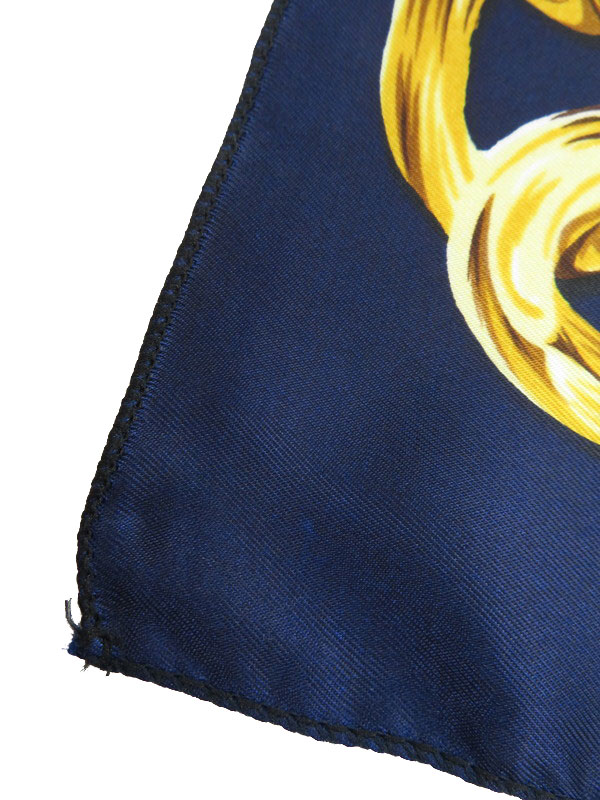CHANEL】シャネル『チェーン柄スカーフ』レディース 1週間保証【中古