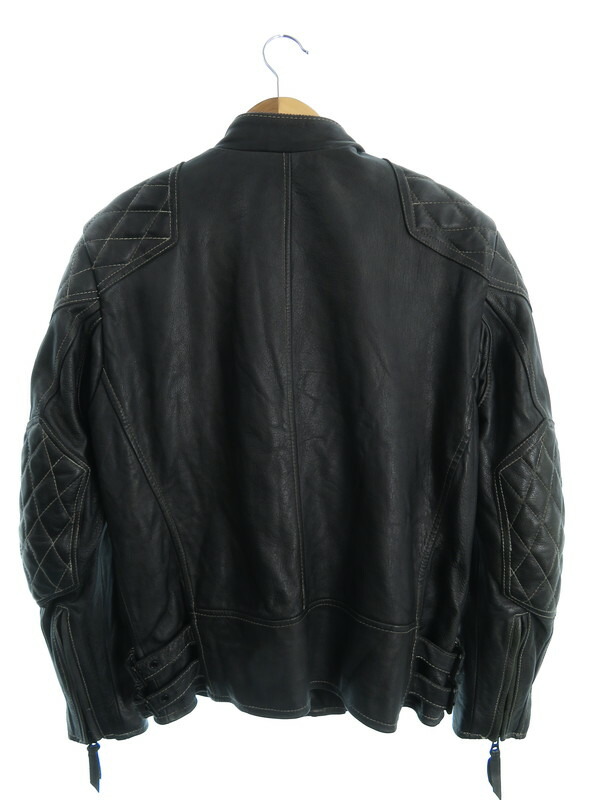 Schott】【キルティングパッドレザーライダースジャケット】ショット