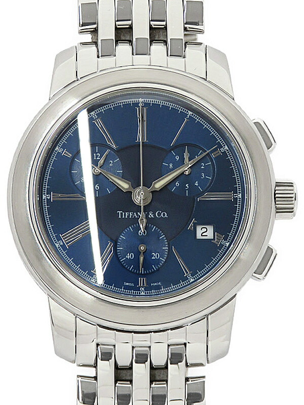TIFFANY＆Co.】ティファニー『マークラウンド クロノグラフ』メンズ