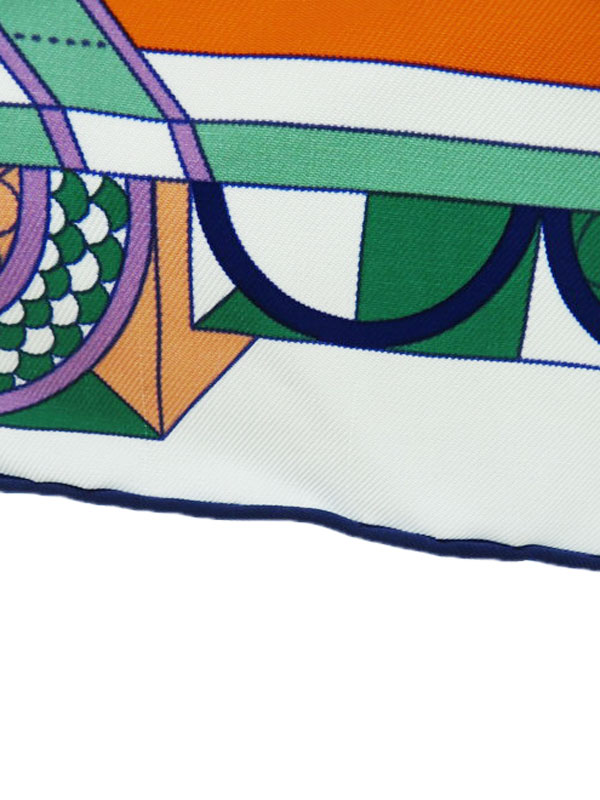 HERMES】エルメス『カレ90 63マスの世界旅行 LE TOUR DU MONDE EN 63