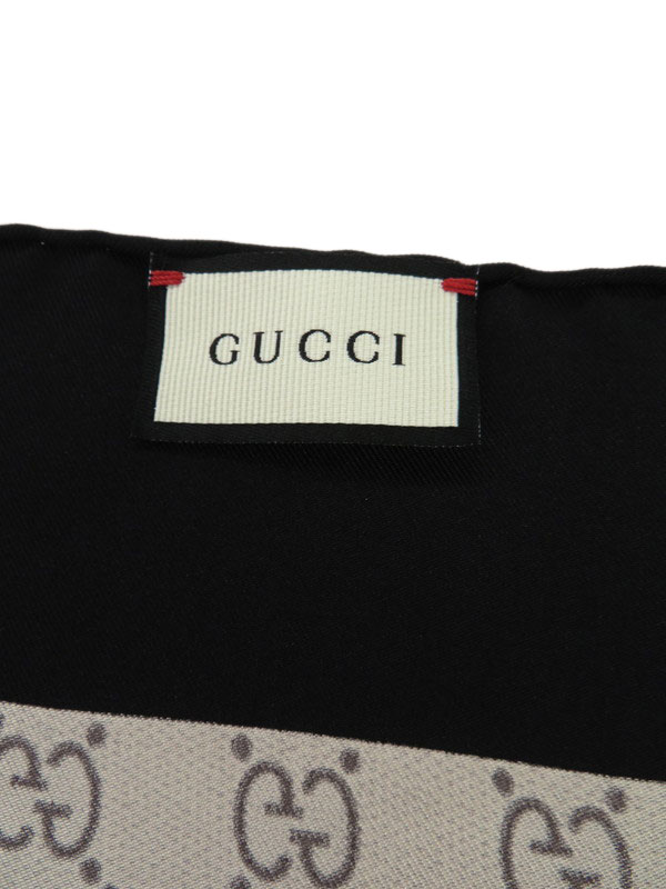 GUCCI】グッチ『GG柄 スネーク シルクスカーフ』レディース 1週間保証