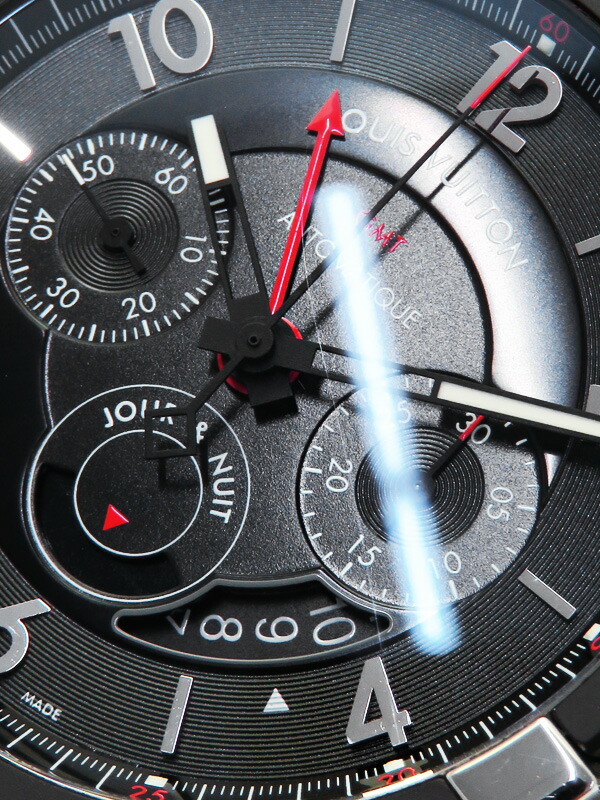 LOUIS VUITTON】ルイヴィトン『タンブール クロノグラフ GMT