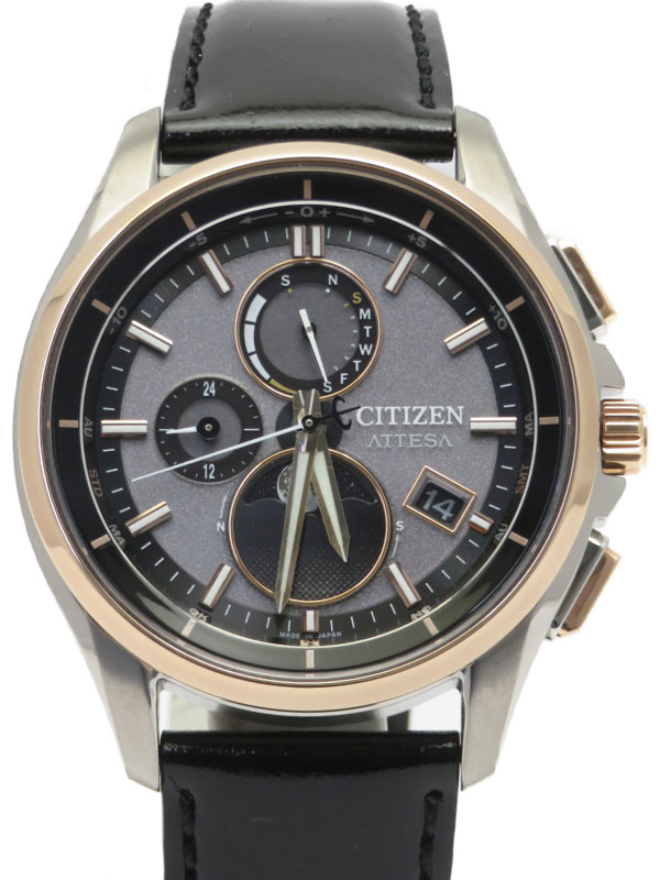 CITIZEN】シチズン『ATTESA アテッサ ムーンフェイズ』BY1004-17X