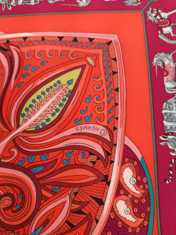 HERMES】エルメス『カレ90 マハラニの庭 LE JARDIN DE LA MAHARANI