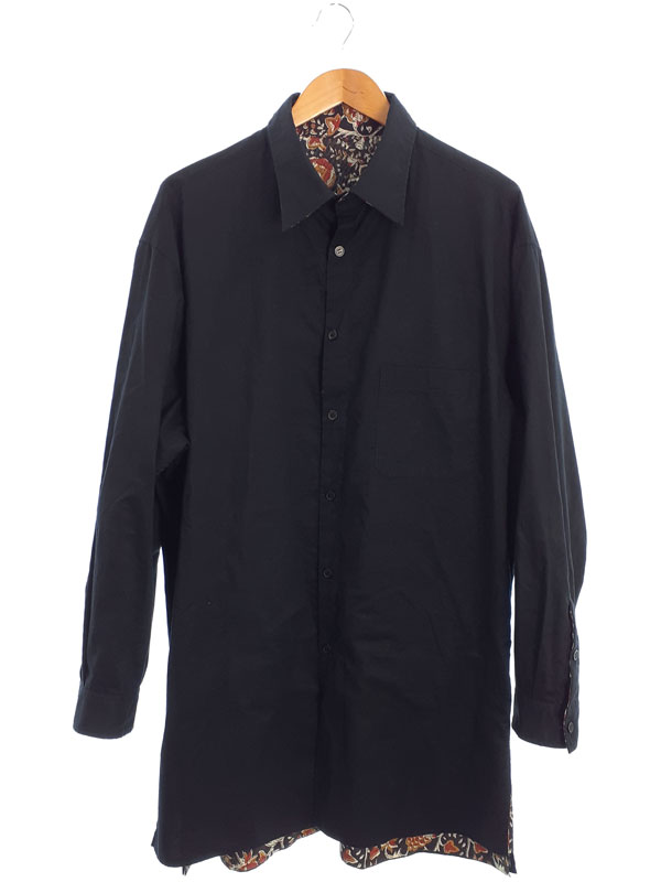 YOHJI YAMAMOTO POUR HOMME】ヨウジヤマモト『リバーシブル 長袖シャツ
