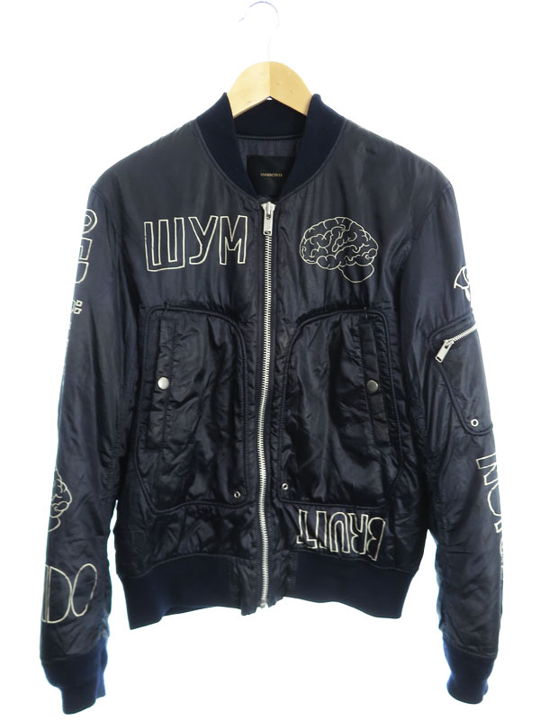 UNDERCOVER】【スケッチプリントMA-1】【日本製】アンダーカバー『MA-1