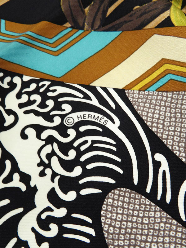 HERMES】【EX-LIBRIS EN KIMONOS】【フランス製】エルメス『カレ90