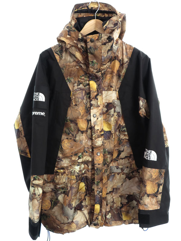 Supreme】【ノースフェイス】【Mountain Light Jacket Leaves