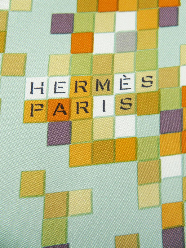 HERMES】【MOSAIQUE AU 24】【フランス製】エルメス『カレ90 モザイク
