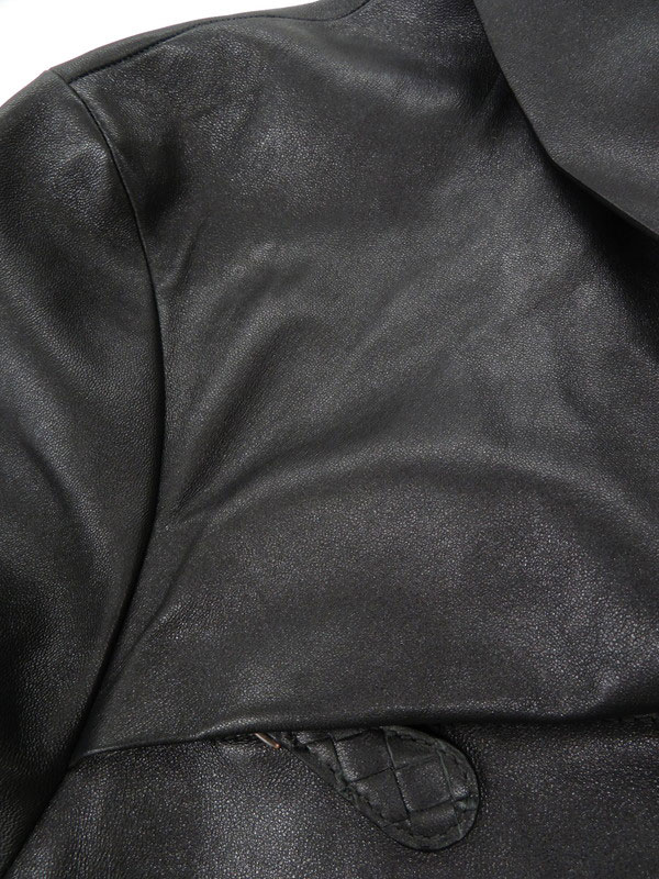 BOTTEGA VENETA】ボッテガヴェネタ『レザージャケット size44』メンズ
