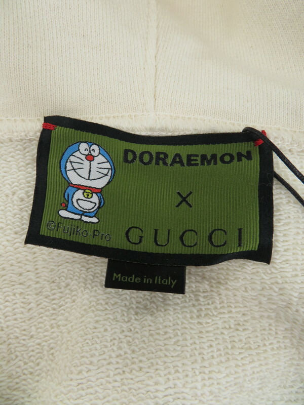 GUCCI】グッチ『ドラえもん スウェットプルオーバーパーカー sizeXS