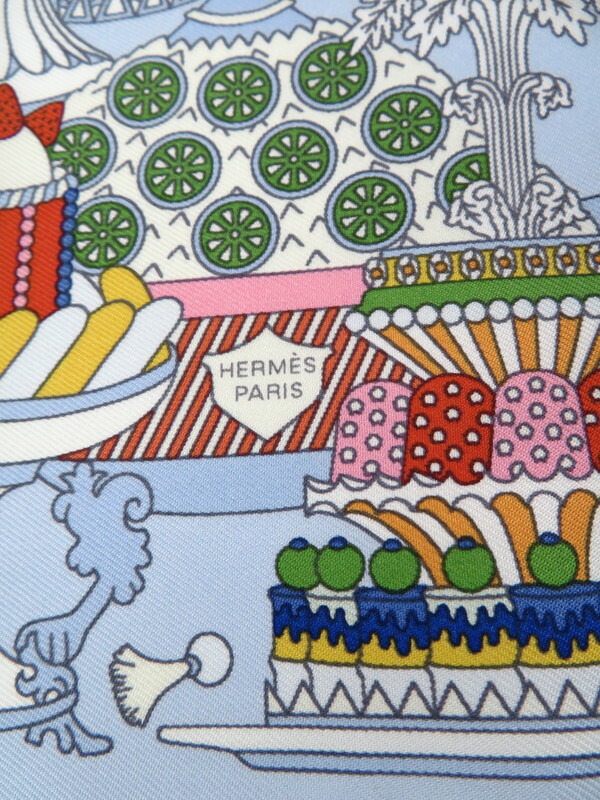 HERMES】エルメス『カレ45 ガヴロッシュ La Patisserie Francaise