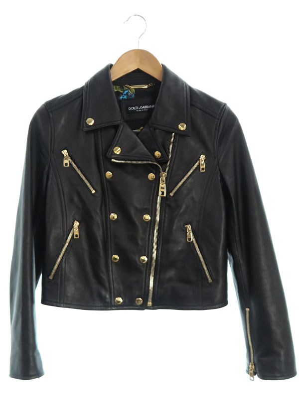 Dolce＆Gabbana】ドルチェアンドガッバーナ『レザーライダース