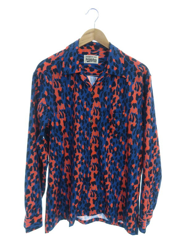 WACKO MARIA】ワコマリア『レオパード柄 長袖ハワイアンシャツ sizeL