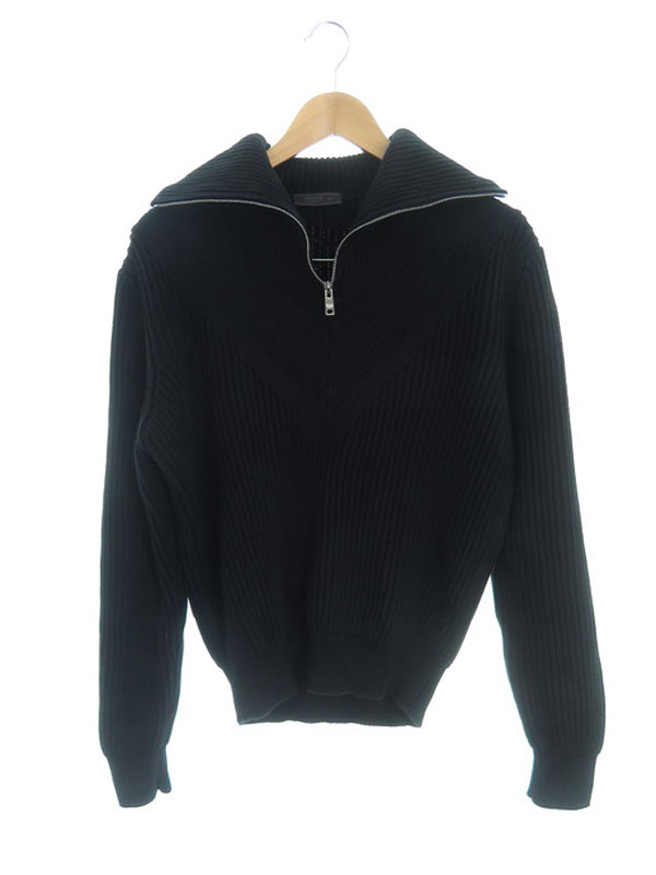 PRADA】プラダ『ハーフジップ 長袖ニット size46』UMR432 S191 1ZH