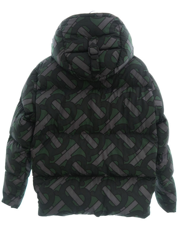 BURBERRY】バーバリー『モノグラム柄 ロゴ総柄 ダウンジャケット