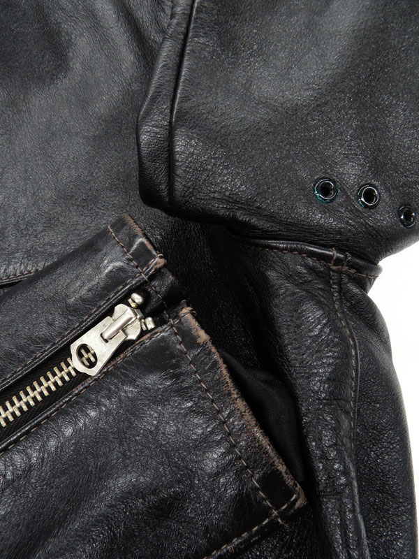 ✨The REAL McCOY'S ホースハイド ベルト付 シングルライダース ✨The