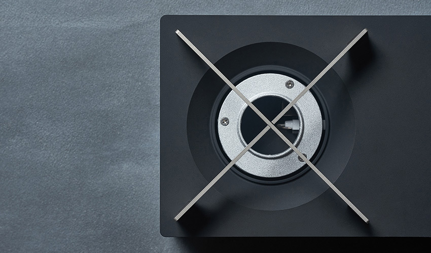 amadana カセットコンロ ブラック CC-146