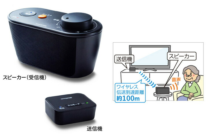 OTOMS オトムス ワイヤレスお手元テレビスピーカー「快テレ君」VS-T300