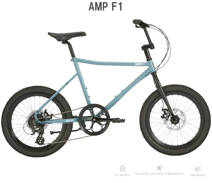 TERN ターン AMP F1 アンプF1 モスグレー 8段変速 小径車・ミニベロ