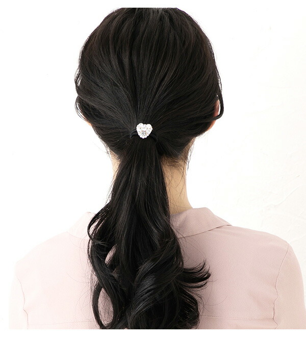 楽天市場】【メール便送料無料】 ヘアゴム ヘアポニー レディース