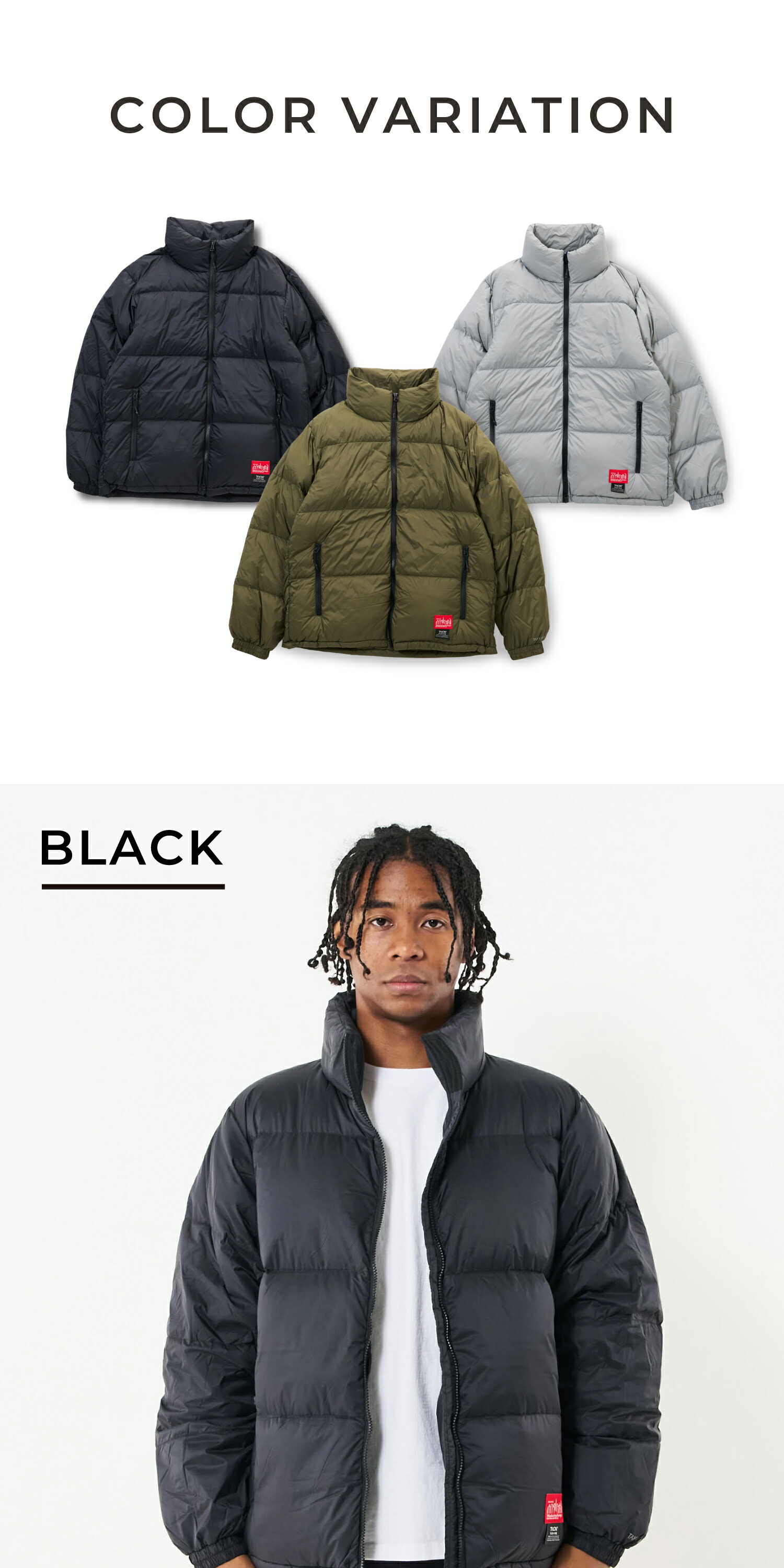 楽天市場】TAION Manhattan Portage SOFT SHELL VOLUME DOWN JACKET
