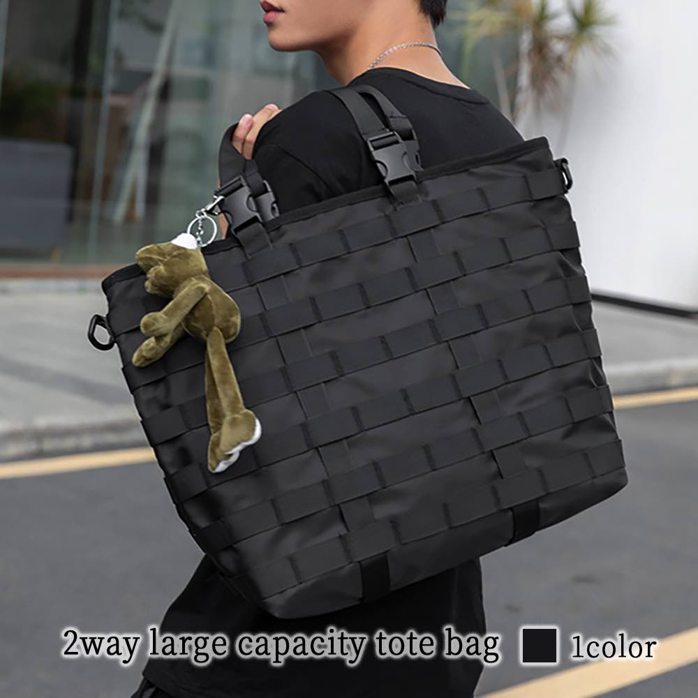 楽天市場】トートバッグ メンズ 2way大容量トートバッグ 軽量 レザー