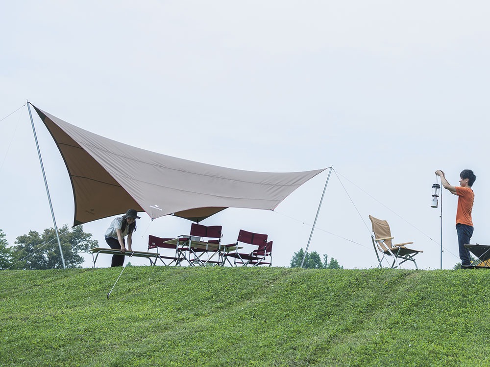 スノーピーク TP-862 HDタープ シールド ヘキサHD HDタープ“シールド”・ヘキサ（L）| スノーピーク(Snow Peak)