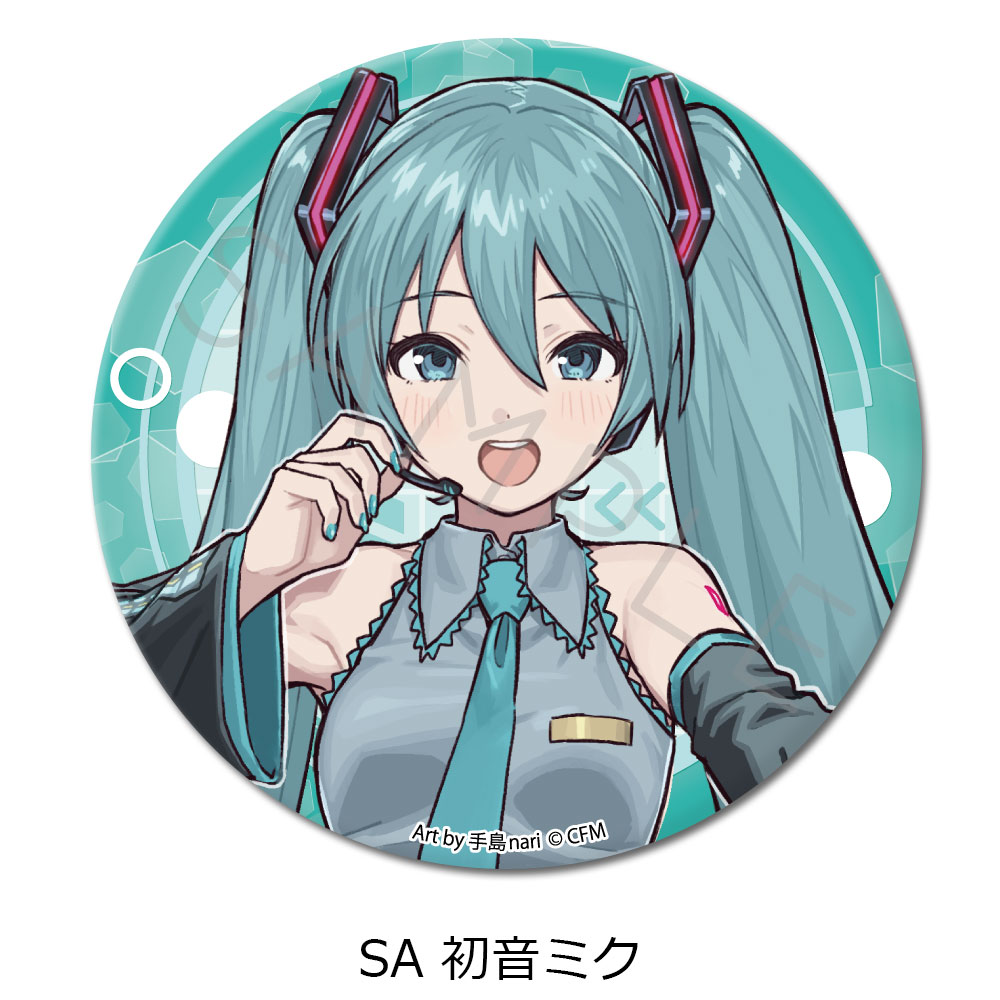 楽天市場】『初音ミク＆ピアプロキャラクターズ』 丸型缶バッジ(76mm