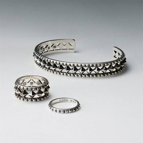 GARNI - Multiple Studs Ring - S | Tempt