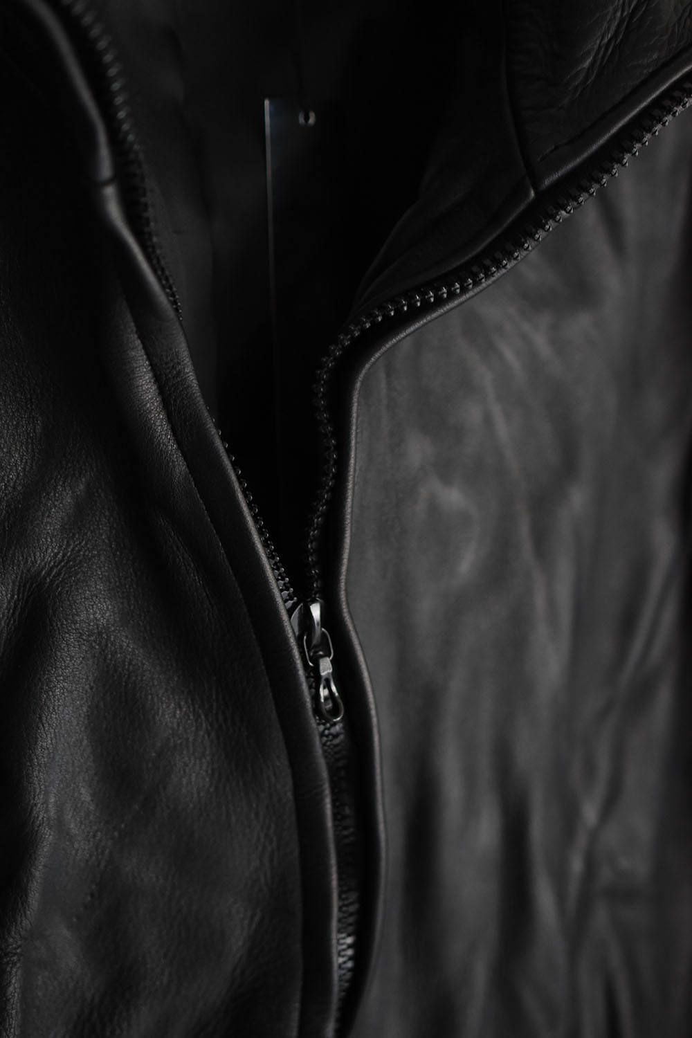 CIVILIZED - LEATHER TRACK JACKET