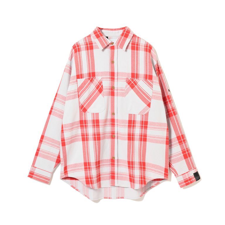 N.HOOLYWOOD - BIG MAC SHIRT （GRY CHECK） / チェックシャツ