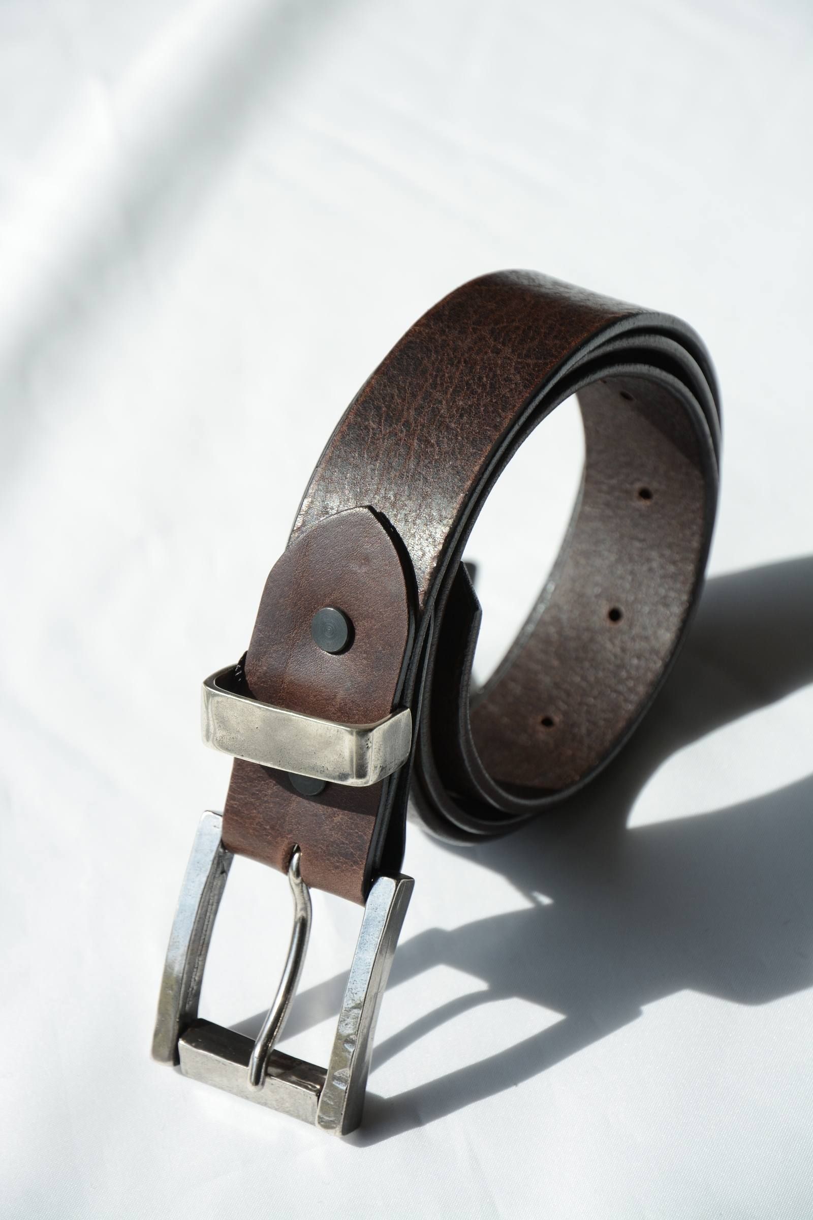 ISAMU KATAYAMA BACKLASH - イタリアンダブルショルダー シワ加工プル