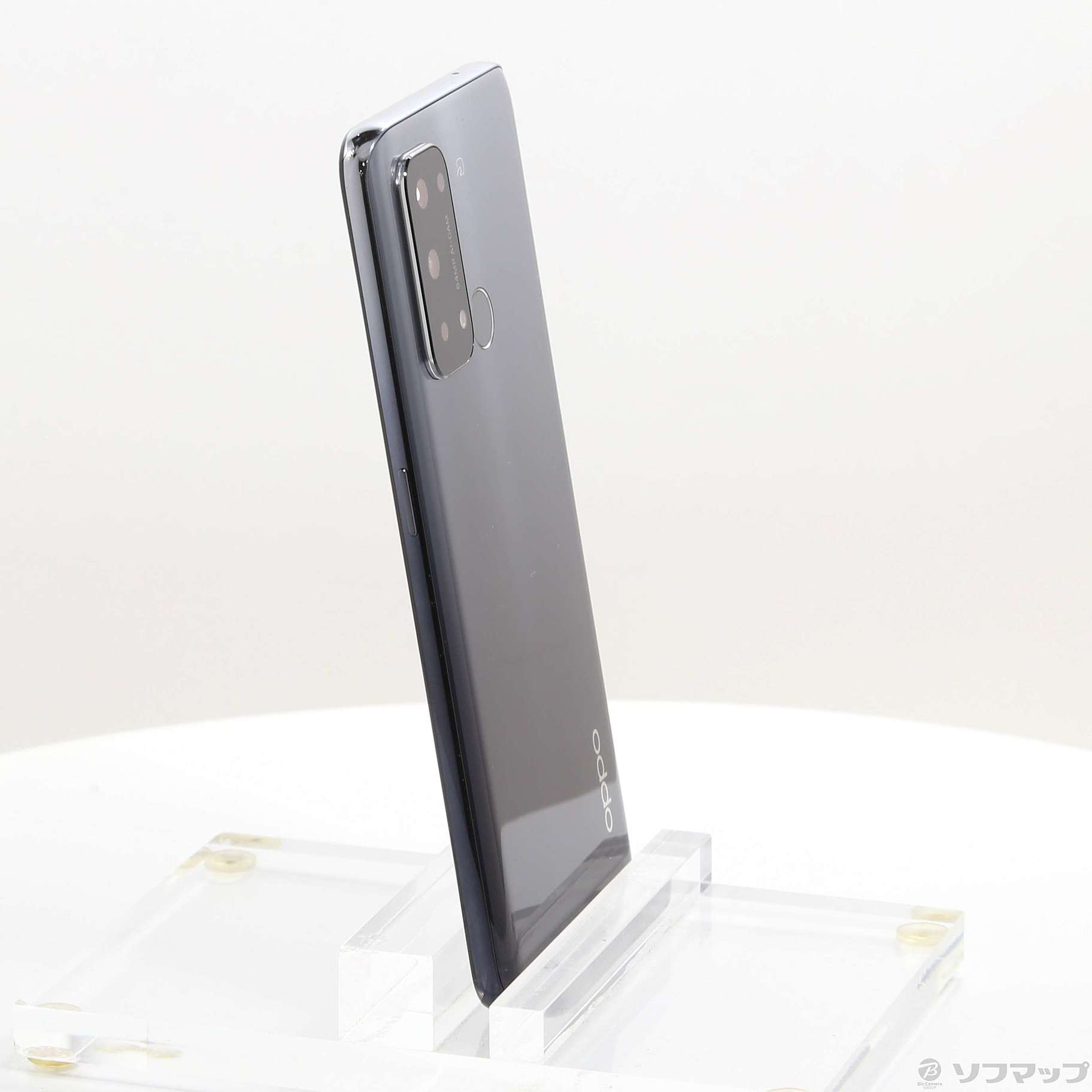 中古】OPPO Reno5 A 128GB シルバーブラック A103OP Y!mobile SIM