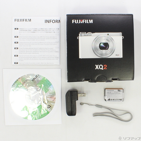 中古】FUJIFILM XQ2 (1200万画素／4倍／ホワイト／SDXC) FX-XQ2W