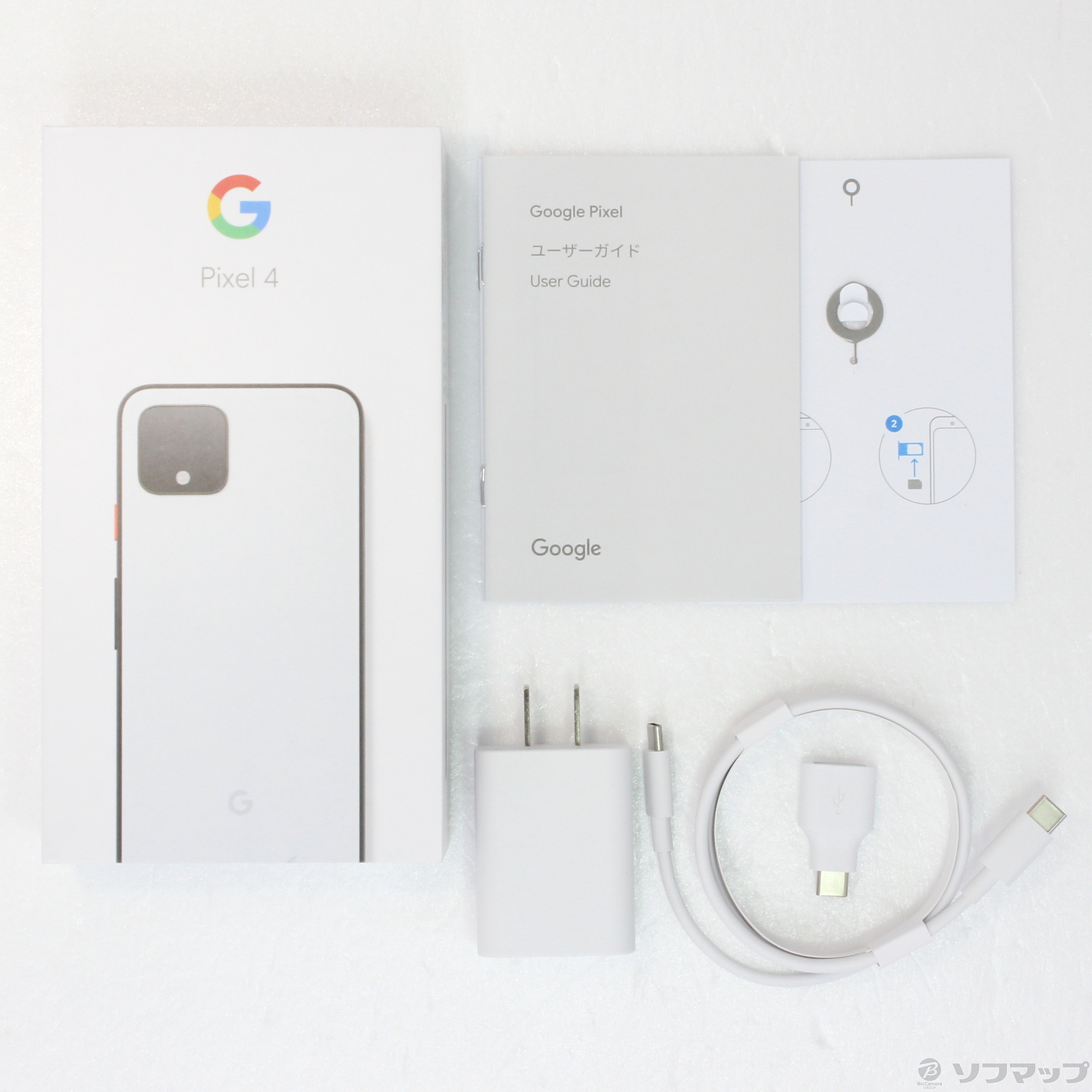 中古】Google Pixel 4 64GB クリアリーホワイト PIXEL4 SIMフリー