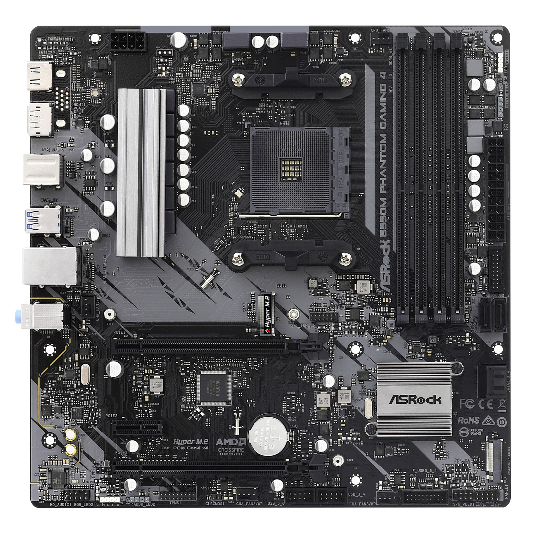 マザーボード B550M Phantom Gaming 4 ［MicroATX /Socket AM4］｜の