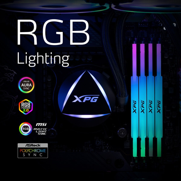 増設メモリ XPG LANCER RGB DDR5-6400 ホワイト AX5U6400C3216G
