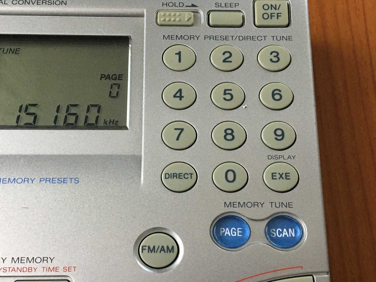 SONY ICF-SW7600GR（FMステレオ/LW/MW/SW PLLシンセサイザーレシーバー