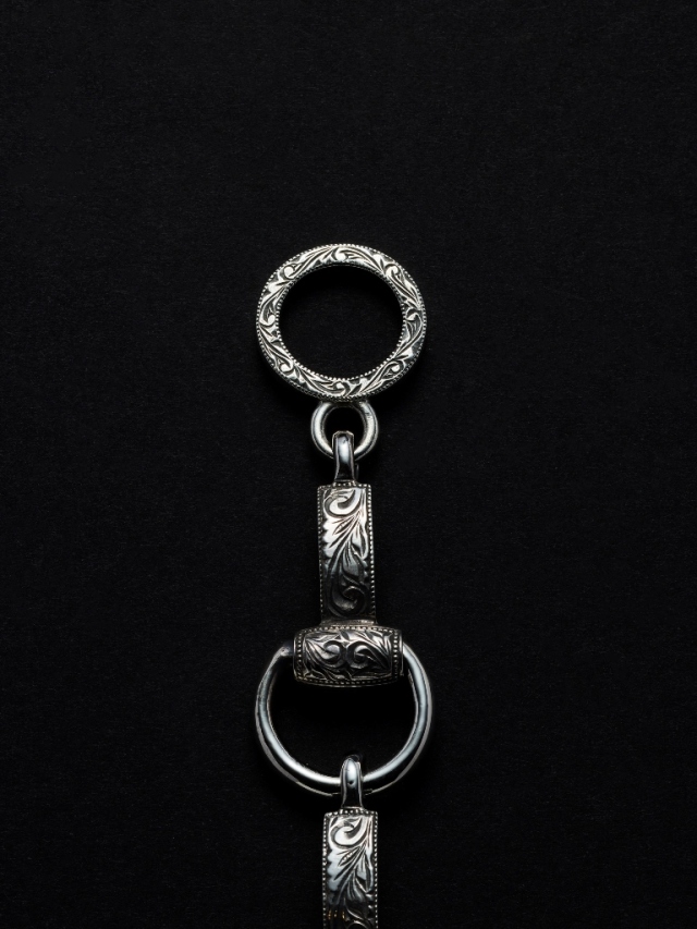 ANTIDOTE BUYERS CLUB 「Engraved Horse Bit Bracelet」 SILVER950製