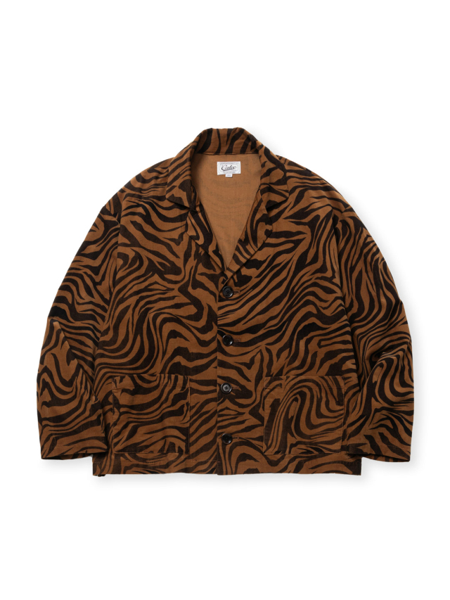 CALEE 「ZEBRA PATTERN CORDUROY SHIRT JACKET」 コーデュロイシャツ
