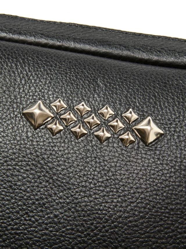 CALEE 「STUDS LEATHER BODY BAG」 レザーボディバッグ