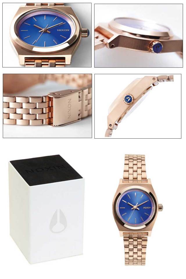 NIXON腕時計SMALLTIMETELLERROSEGOLD/COBALT