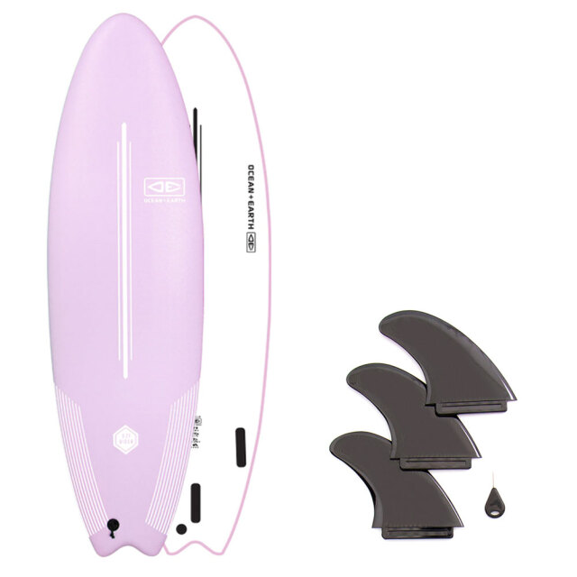 OCEAN&EARTHEZIRIDERSOFTBOARD6'0サーフボードソフトボード/初心者用